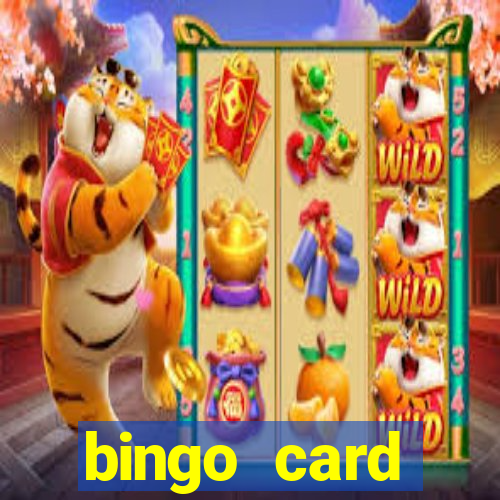 bingo card generator with pictures